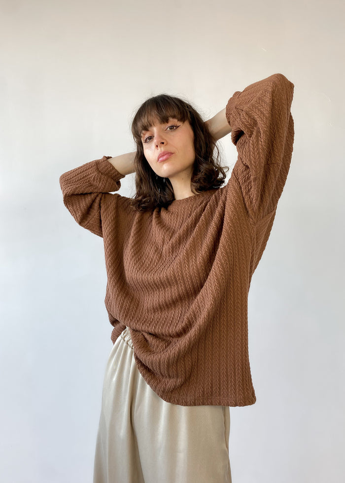 Chandail brun pâle - ARYA