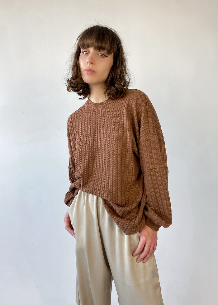 Chandail brun pâle - ARYA