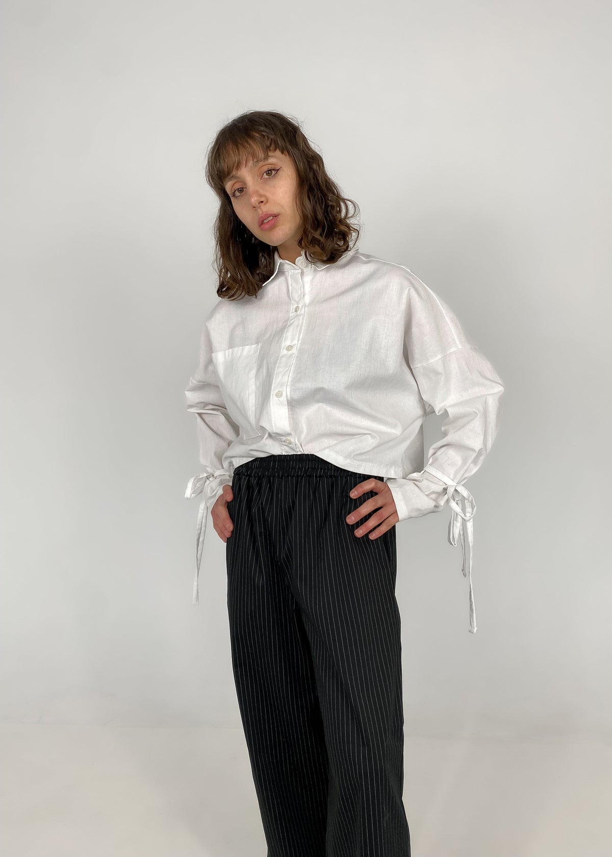 Pantalon droit ligné - FLAVYE