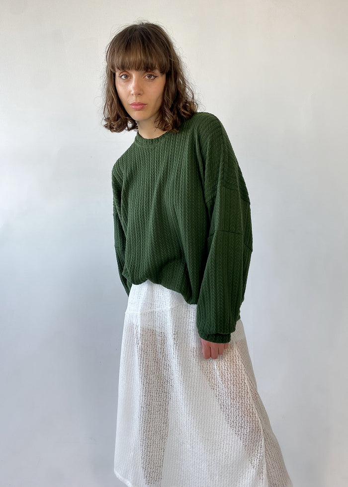 Chandail vert forêt - ARYA