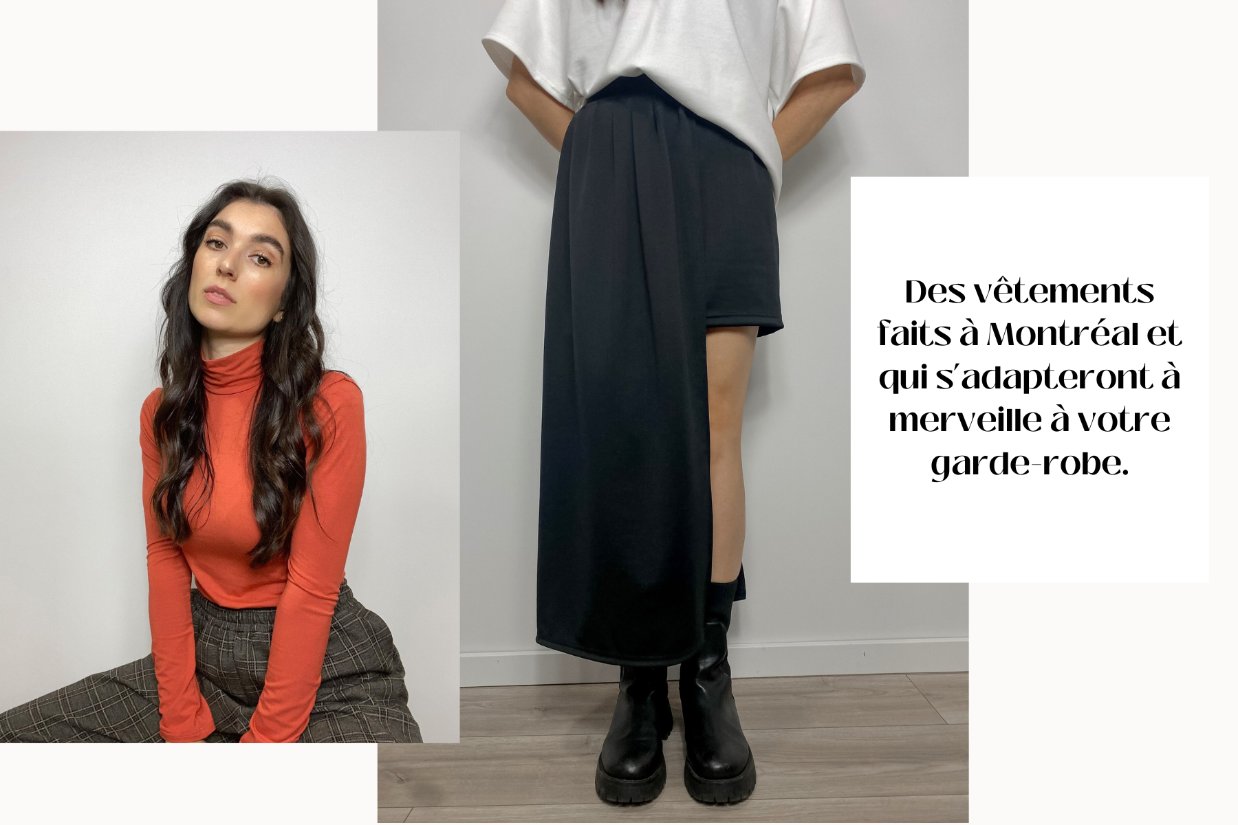 GABRYELLE DESIGNS GABRIELLE THIBODEAU Fait à Montréal mode lente designer de mode entreprise de vêtements pour femmes slow fashion fashion trends