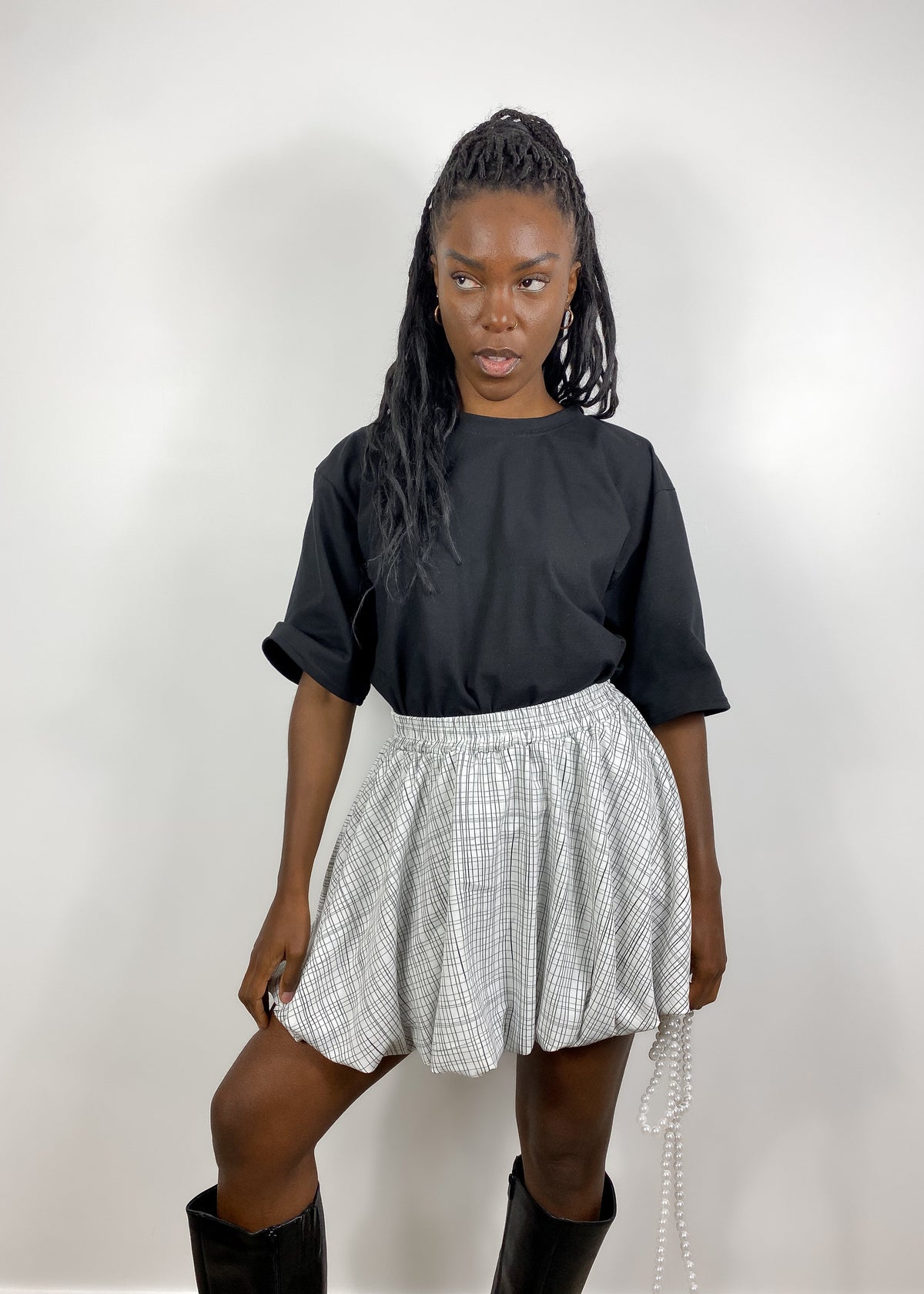 T-shirt manche 3/4 - DYANE NOIR