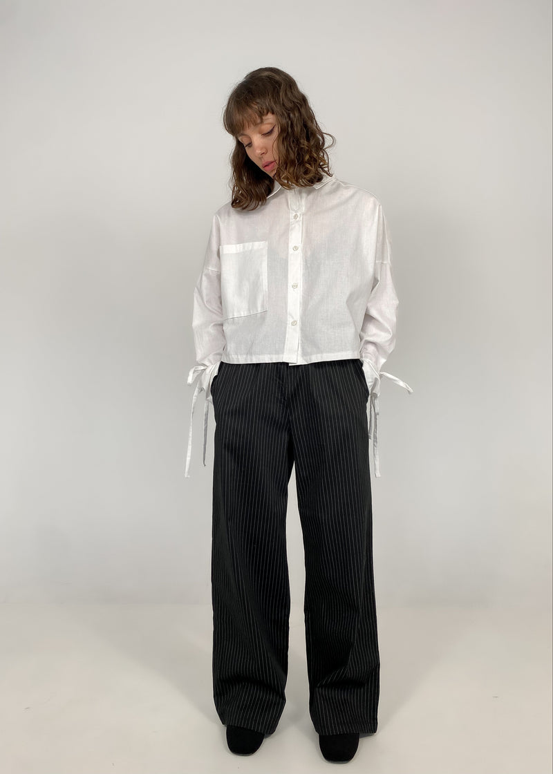 Pantalon droit ligné - FLAVYE