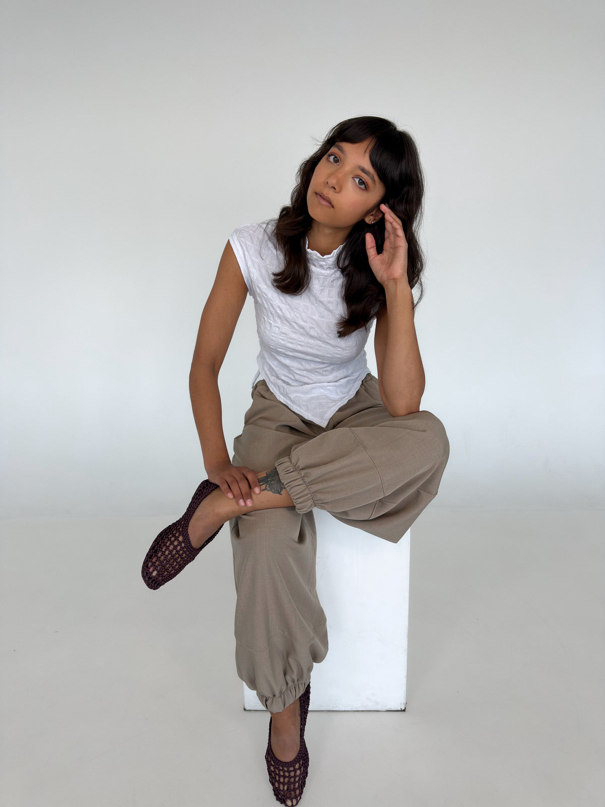 Balloon Pants - AYLINE Beige