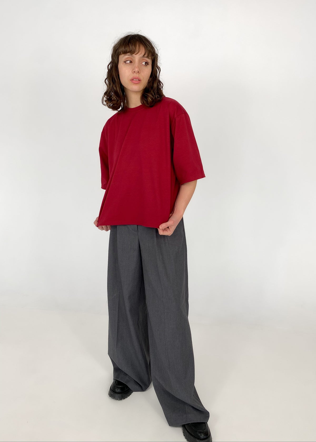 T-shirt manche 3/4 - DYANE BOURGOGNE