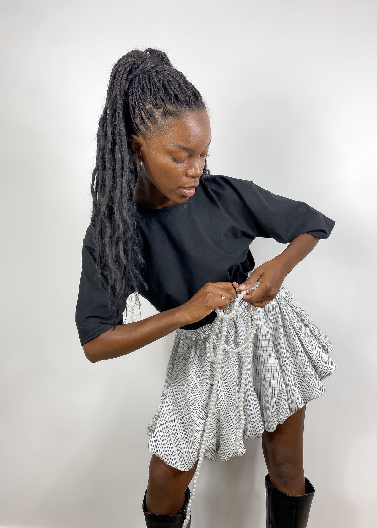 T-shirt manche 3/4 - DYANE NOIR