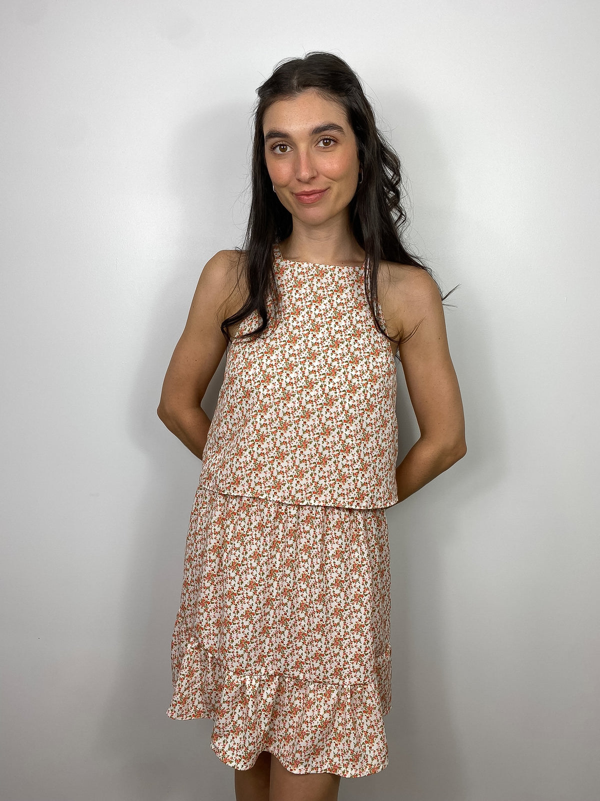 GABRYELLE DESIGNS - Gabrielle Designs - vêtements faits à Montréal - marque canadienne vêtements femmes - made in Montreal clothing - canadian women's clothing - ethical slow fashion - flower cami - flower top