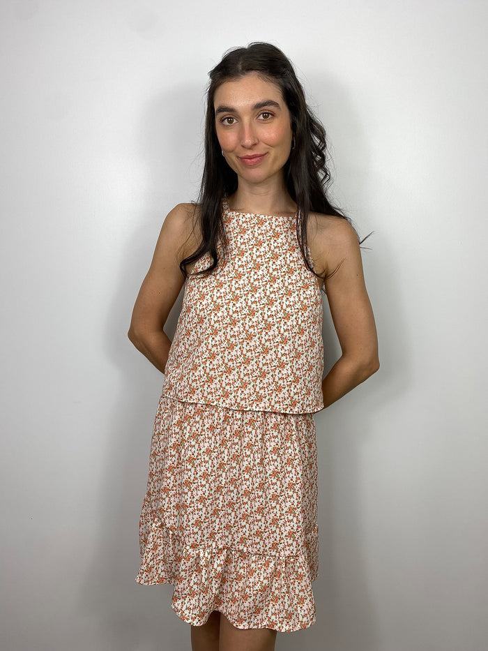 GABRYELLE DESIGNS - Gabrielle Designs - vêtements faits à Montréal - marque canadienne vêtements femmes - made in Montreal clothing - canadian women's clothing - ethical slow fashion - flower cami - flower top
