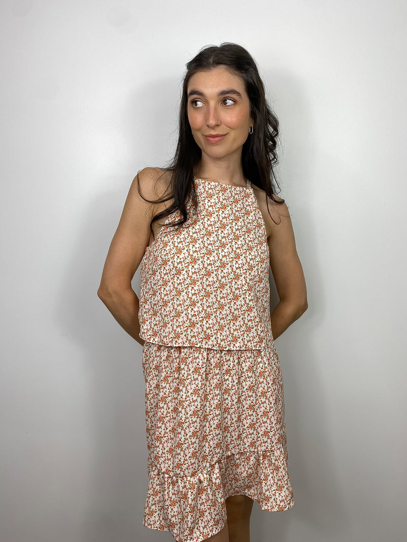 GABRYELLE DESIGNS - Gabrielle Designs - vêtements faits à Montréal - marque canadienne vêtements femmes - made in Montreal clothing - canadian women's clothing - ethical slow fashion - flower cami - flower top
