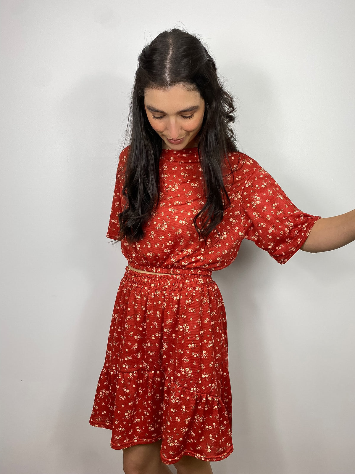 GABRYELLE DESIGNS - Gabrielle Designs - vêtements faits à Montréal - marque canadienne vêtements femmes - made in Montreal clothing - canadian women's clothing - ethical slow fashion - flower top - summer top.