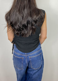 GABRYELLE DESIGNS - Gabrielle Designs - vêtements faits à Montréal - marque canadienne vêtements femmes - made in Montreal clothing - canadian women's clothing - ethical slow fashion - ruched side tee